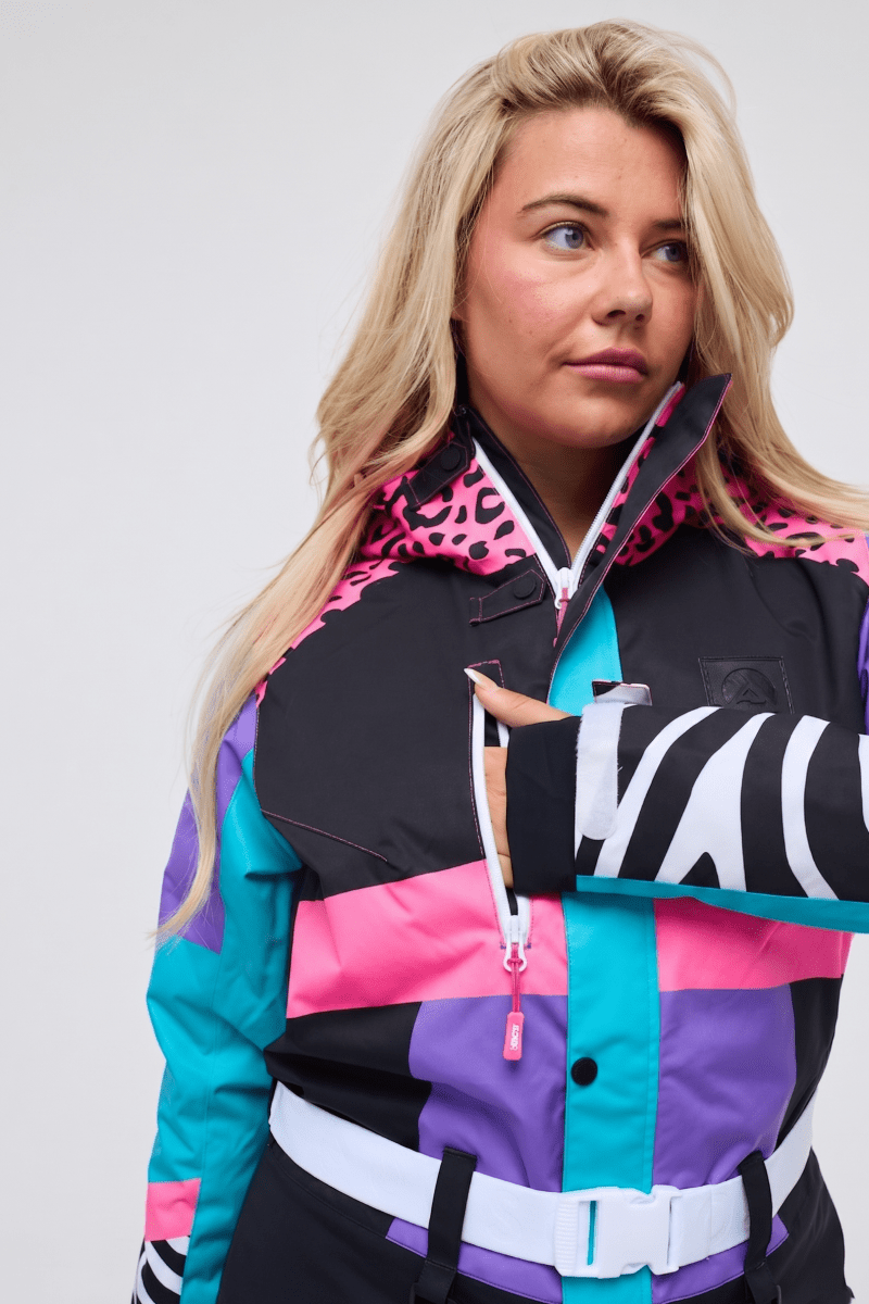Hotel California Pink Women's Ski Suit - OOSC Clothing