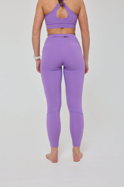 Infinite High Waisted Leggings - Purple - OOSC Clothing