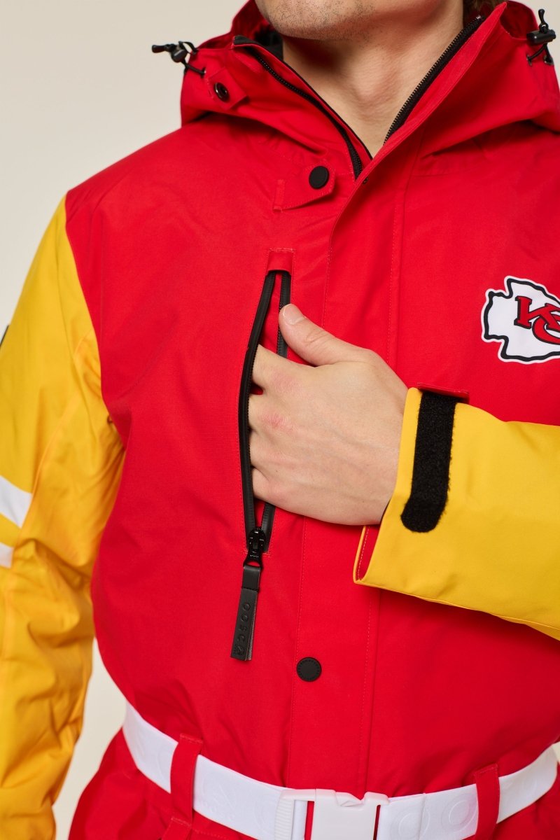 Kansas City Chiefs Men's Ski Suit - OOSC Clothing