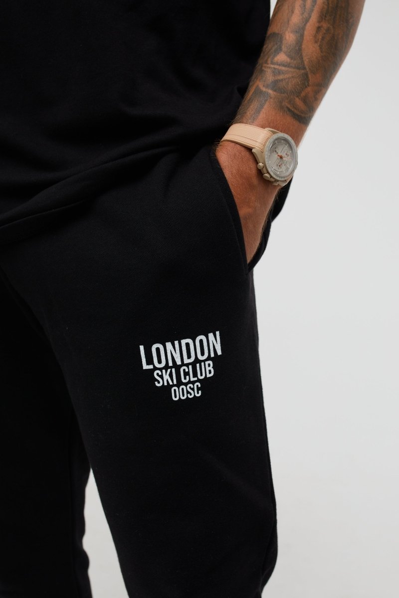 London Ski Club Sweatpants - Black - OOSC Clothing