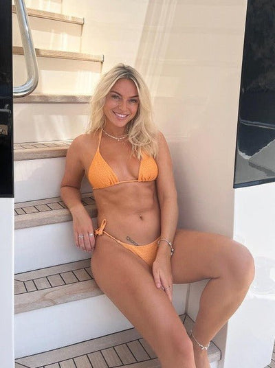 Haut de bikini triangle Tangerine Squeeze