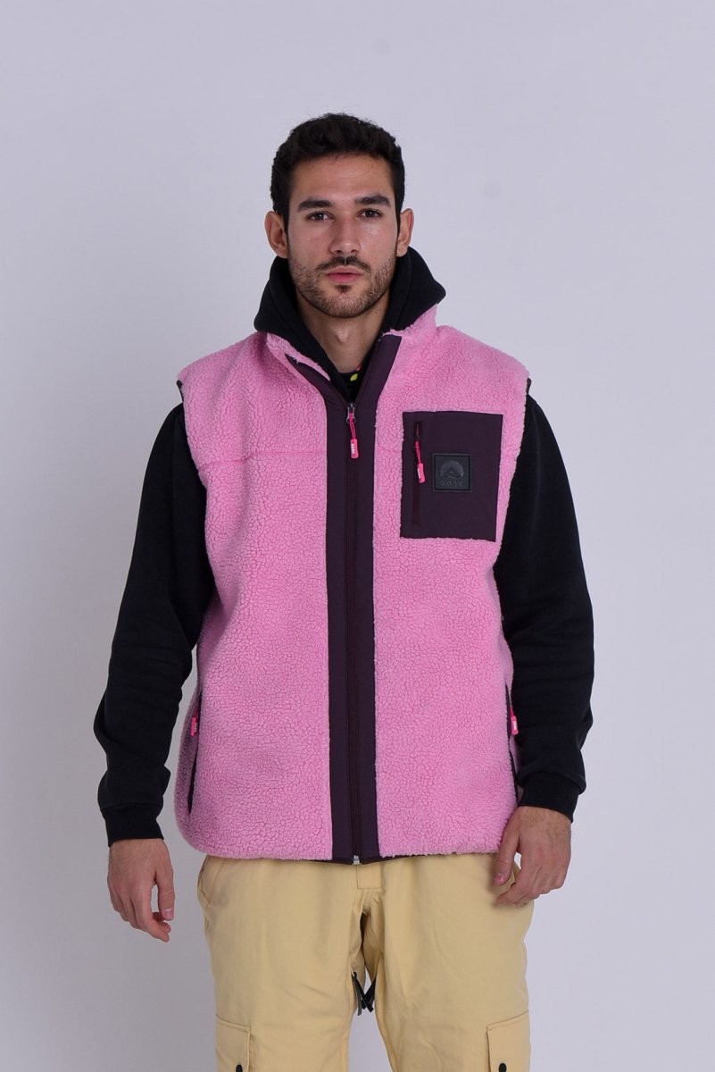 Method Sherpa Vest Dusky Pink - Men's - OOSC Clothing