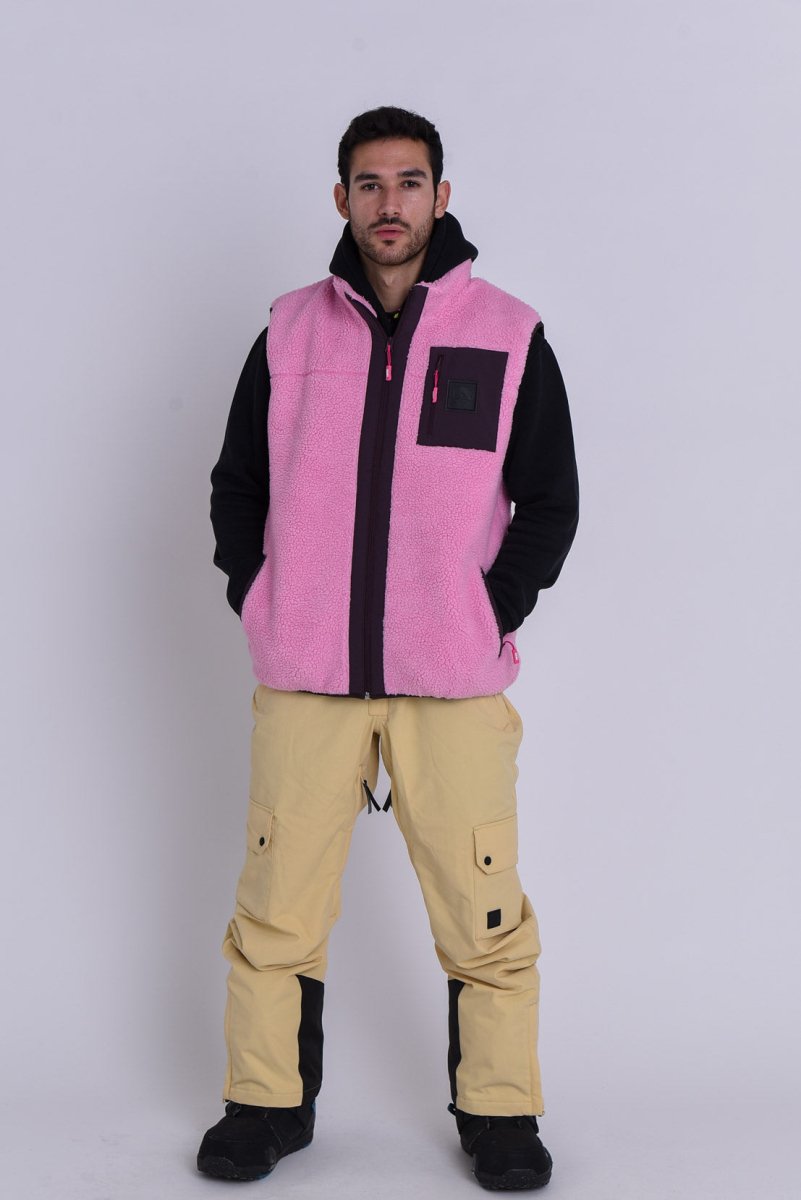 Method Sherpa Vest Dusky Pink Men s