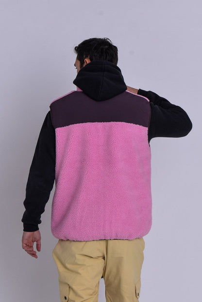 Method Sherpa Vest Dusky Pink - Men's - OOSC Clothing