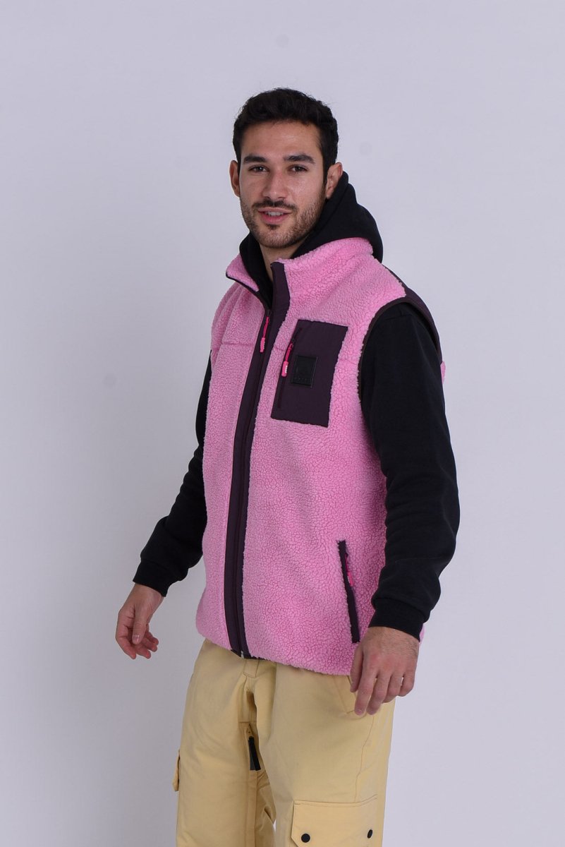 Method Sherpa Vest Dusky Pink - Men's - OOSC Clothing