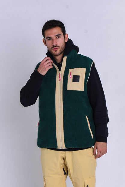 Method Sherpa Vest Forest Green - Men's - OOSC Clothing