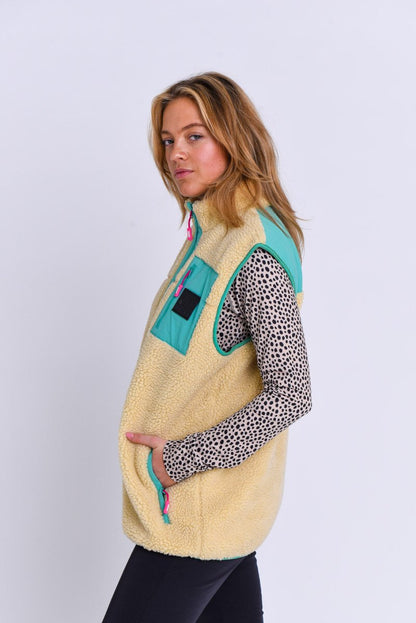 Method Sherpa Vest Sand - Women's - OOSC Clothing