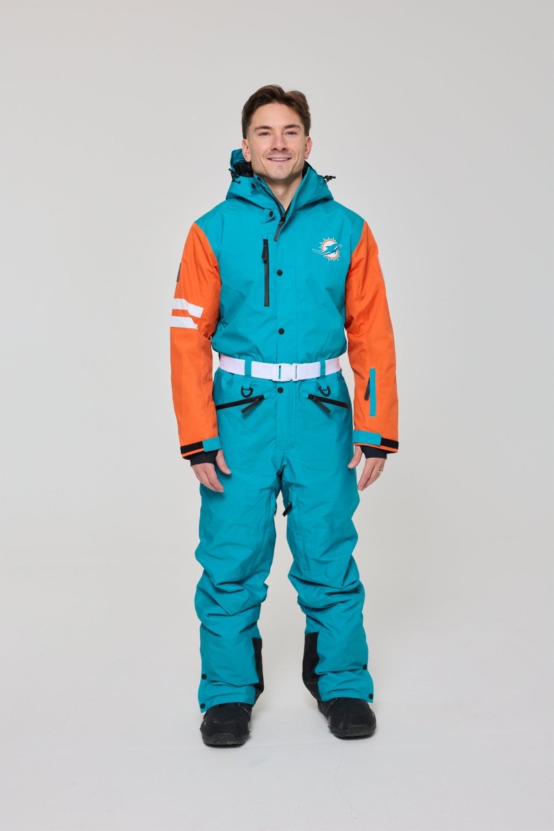 Miami Dolphins Men's Ski Suit - OOSC Clothing