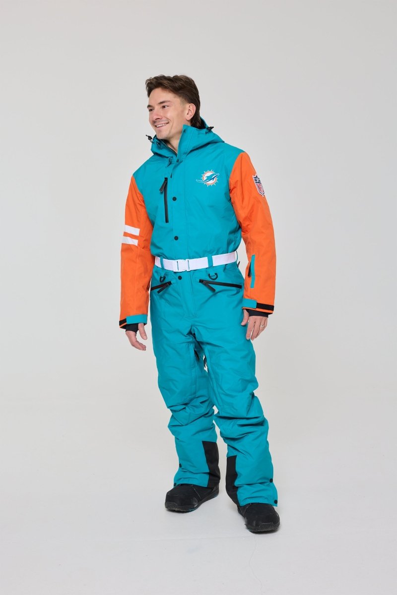 Miami Dolphins Men's Ski Suit - OOSC Clothing