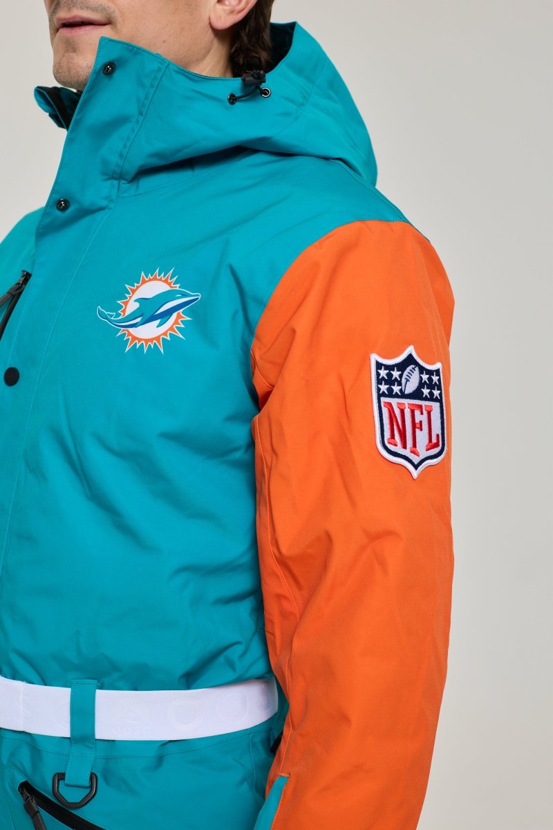 Miami Dolphins Men's Ski Suit - OOSC Clothing