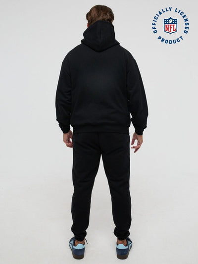 NFL Heavyweight Oversize Shield Sweat Pants - Black - OOSC Clothing