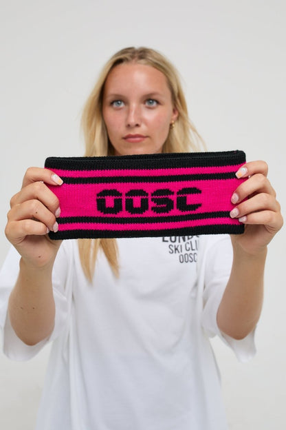 OOSC Après Headband - Black and Pink - OOSC Clothing