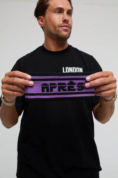 OOSC Après Headband - Black and Purple - OOSC Clothing