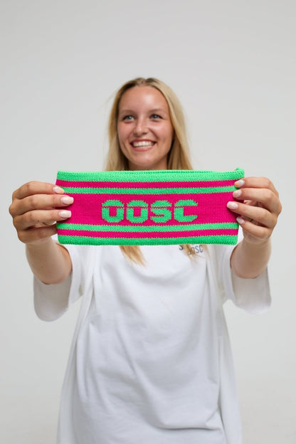 OOSC Après Headband - Green and Pink - OOSC Clothing