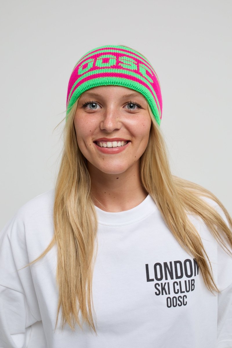 OOSC Après Headband - Green and Pink - OOSC Clothing