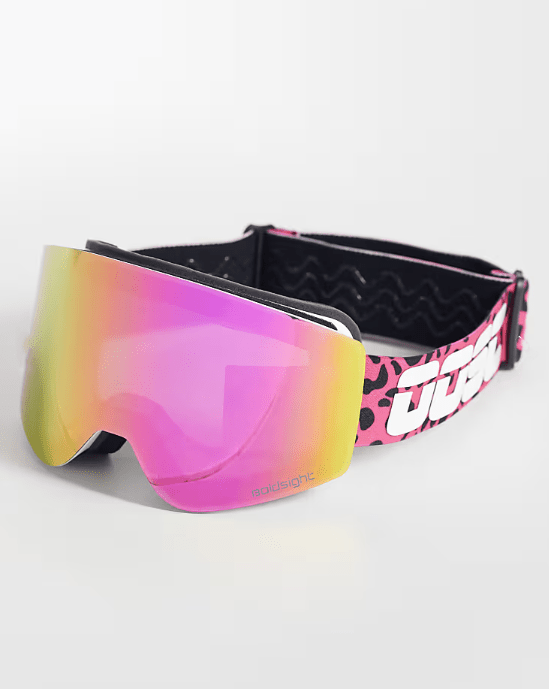 OOSC Boldsight® Ski & Snowboard Goggles - Pink Leopard Print - OOSC Clothing
