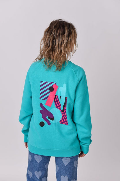 Penfold Sweatshirt - Aqua - OOSC Clothing