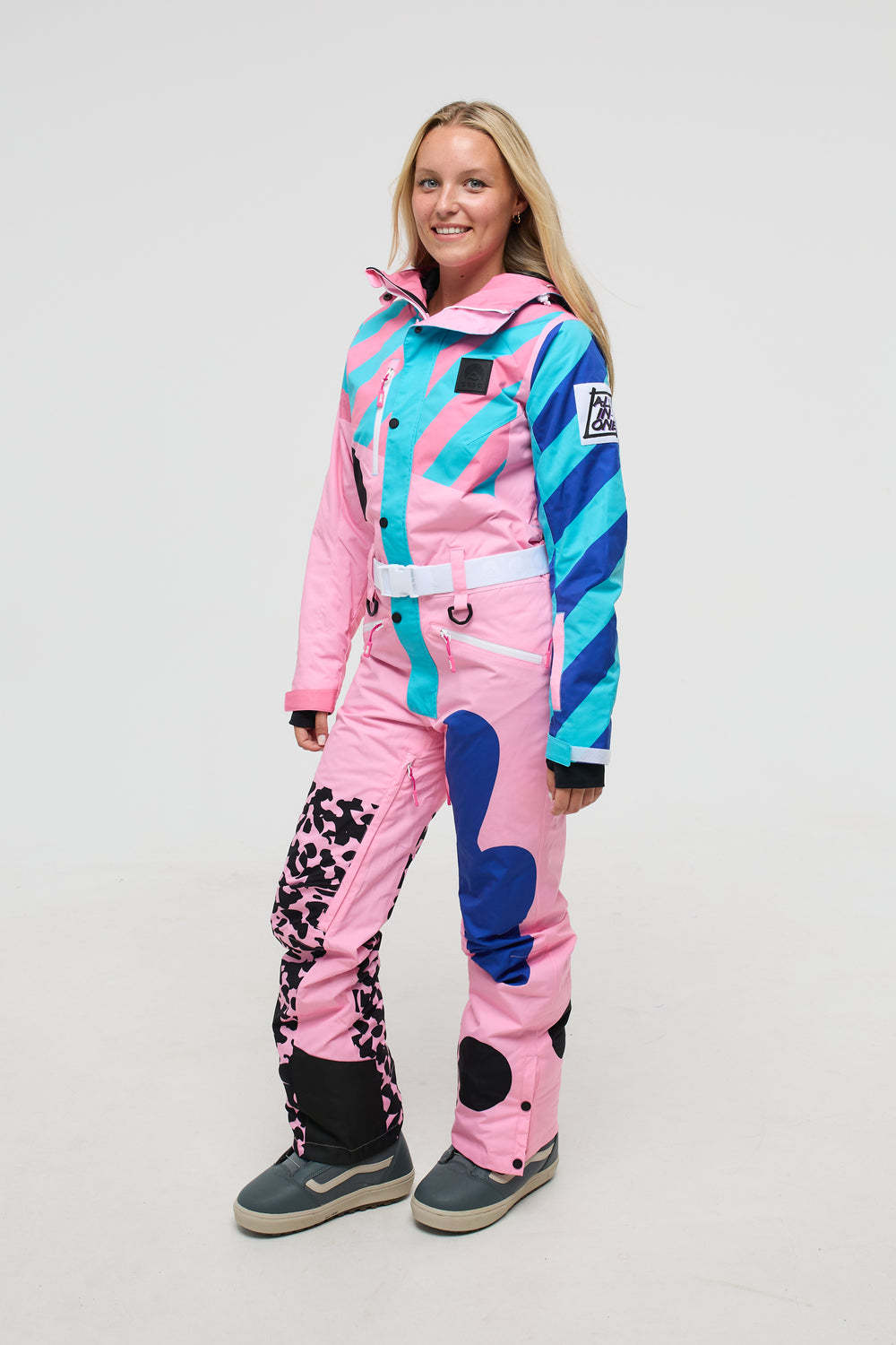 Oosc Penfold in Pink Women's Ski Suit | OOSC Clothing