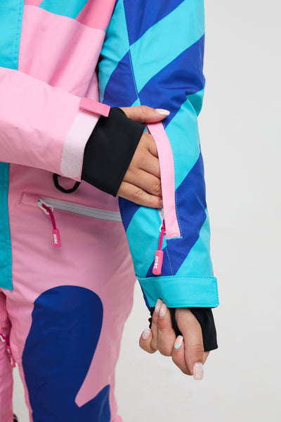 Combinaison de ski Penfold en rose - Femme