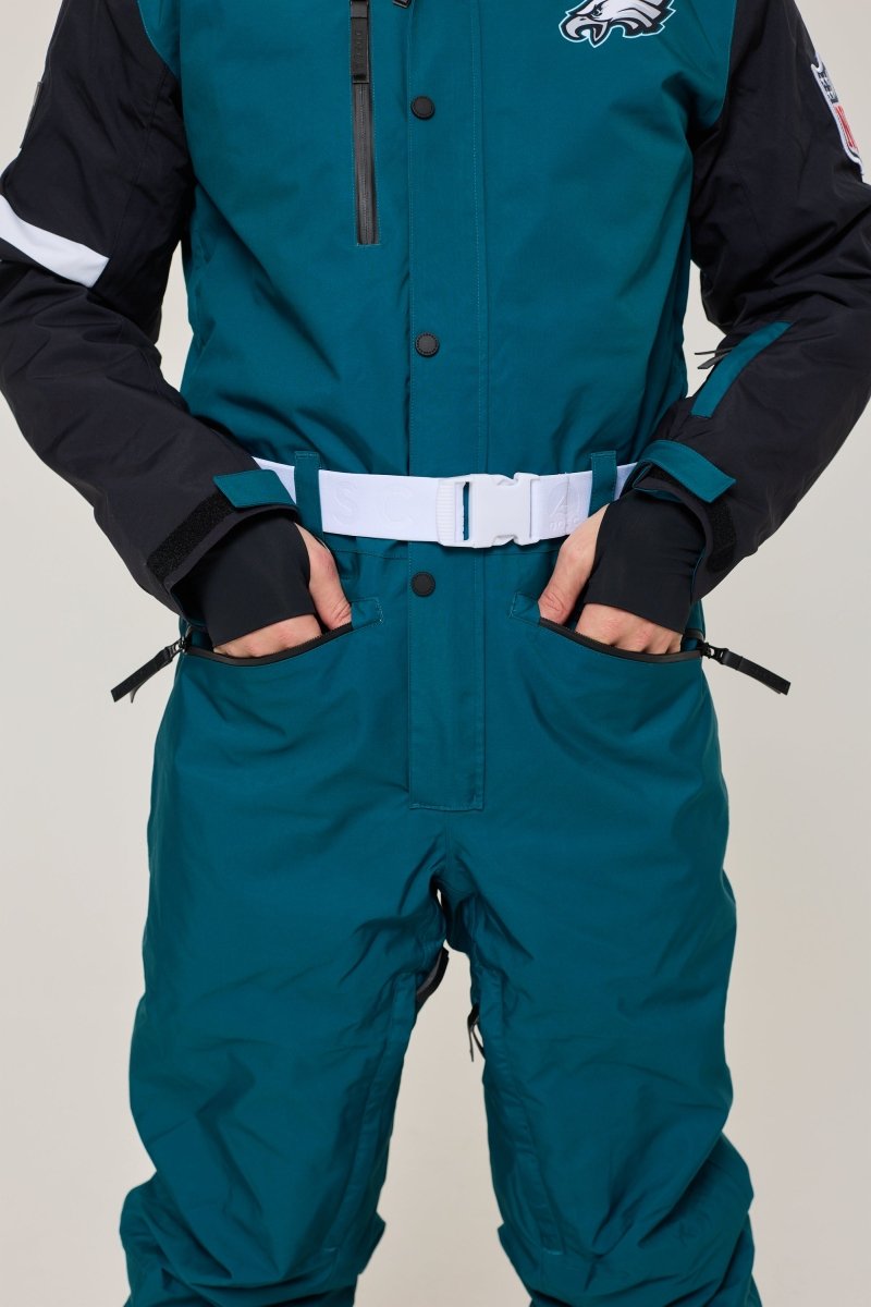 Philadelphia Eagles Ski Suit | Green & Silver | Snow Suit OOSC