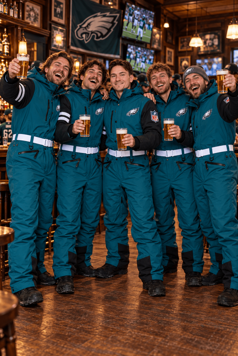 Philadelphia Eagles Men's Ski Suit - OOSC Clothing