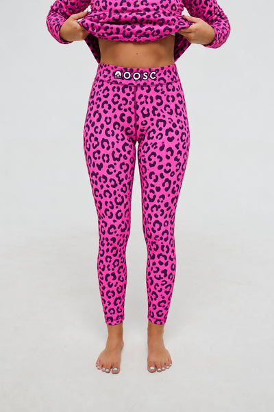 Leggings de base - Hotel California Pink Leopard pour femme