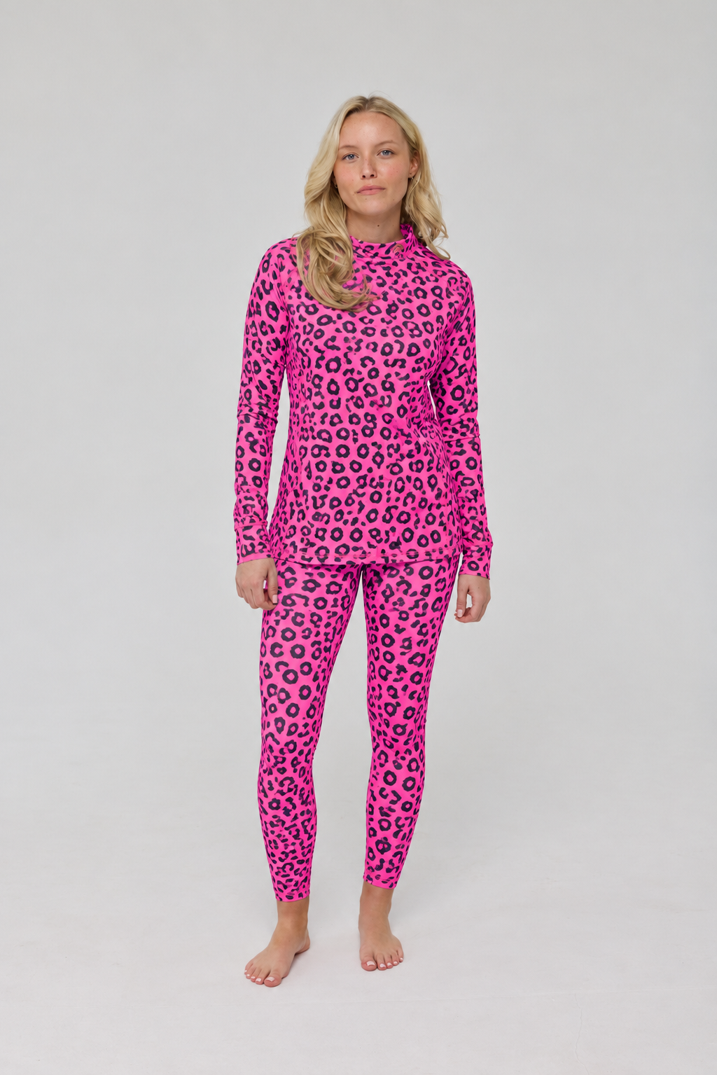 Leggings de base - Hotel California Pink Leopard pour femme