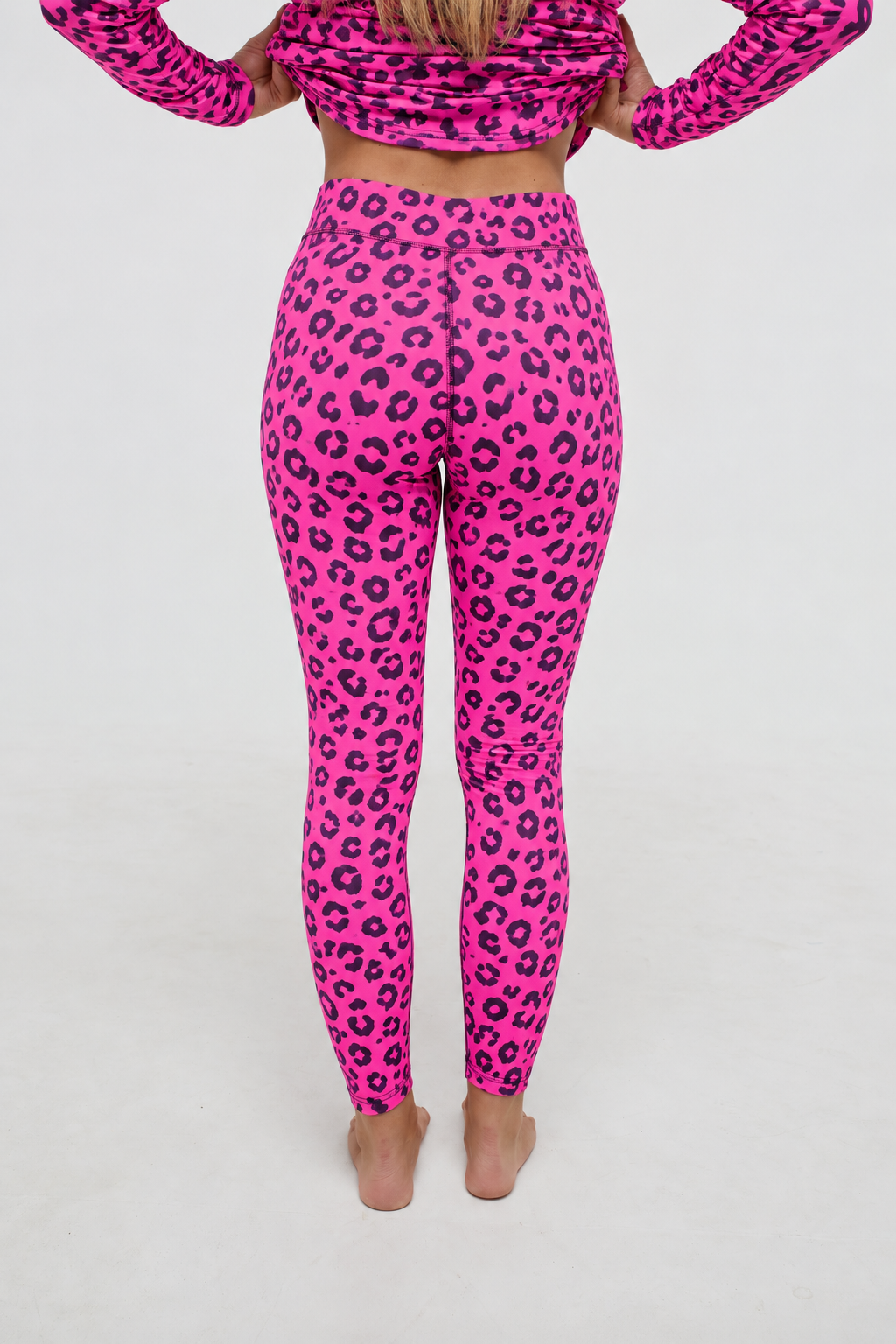 Leggings de base - Hotel California Pink Leopard pour femme