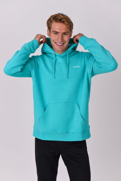 Powder Club Hoodie Aqua - OOSC Clothing