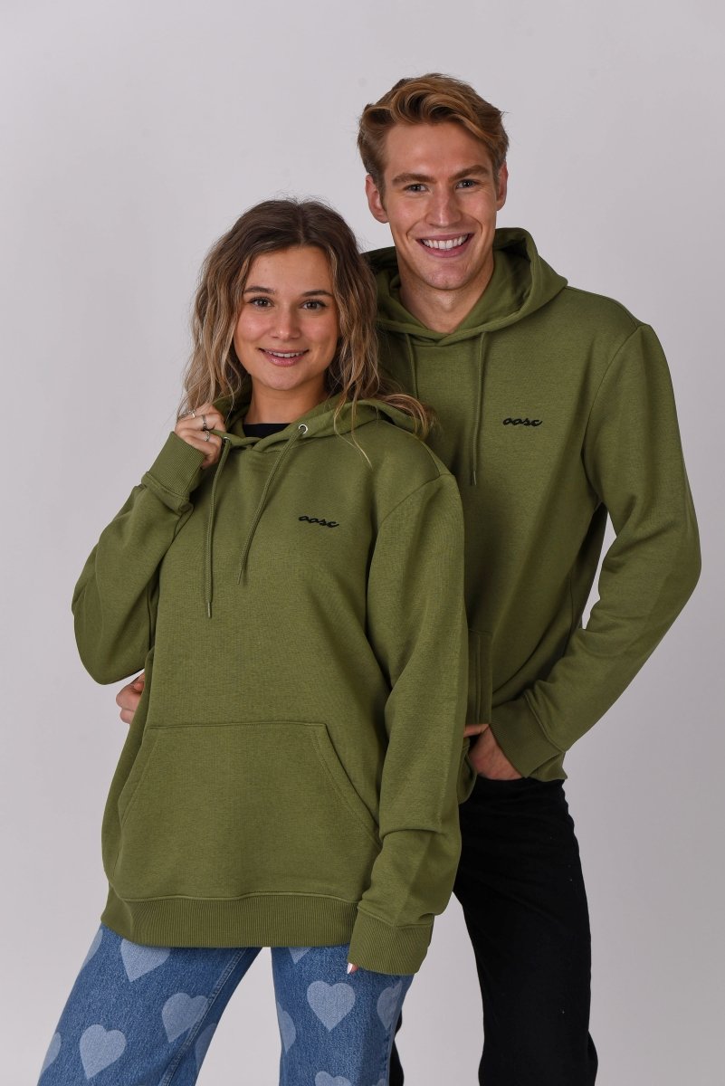 Powder Club Hoodie - Khaki - OOSC Clothing