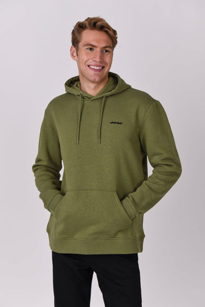 Powder Club Hoodie Khaki - OOSC Clothing