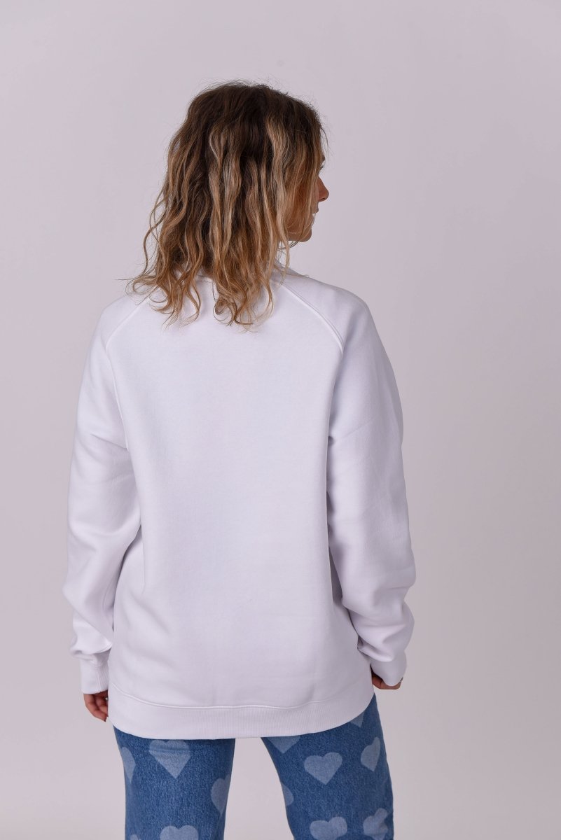 Powder Club Sweatshirt - White - OOSC Clothing