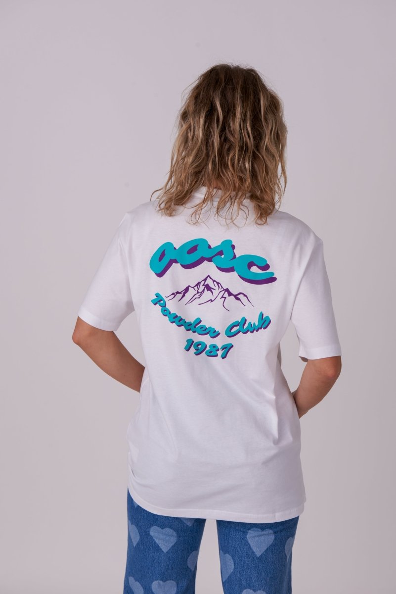 Powder Club T-Shirt - White - OOSC Clothing