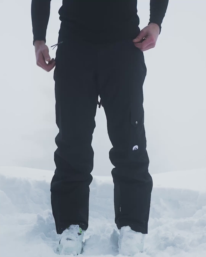 Fresh Pow Men's Ski & Snowboard Pants - Black