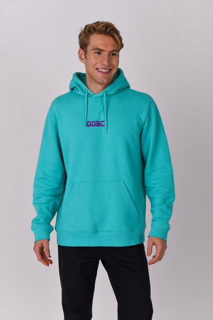 Retro OOSC Hoodie Aqua - OOSC Clothing