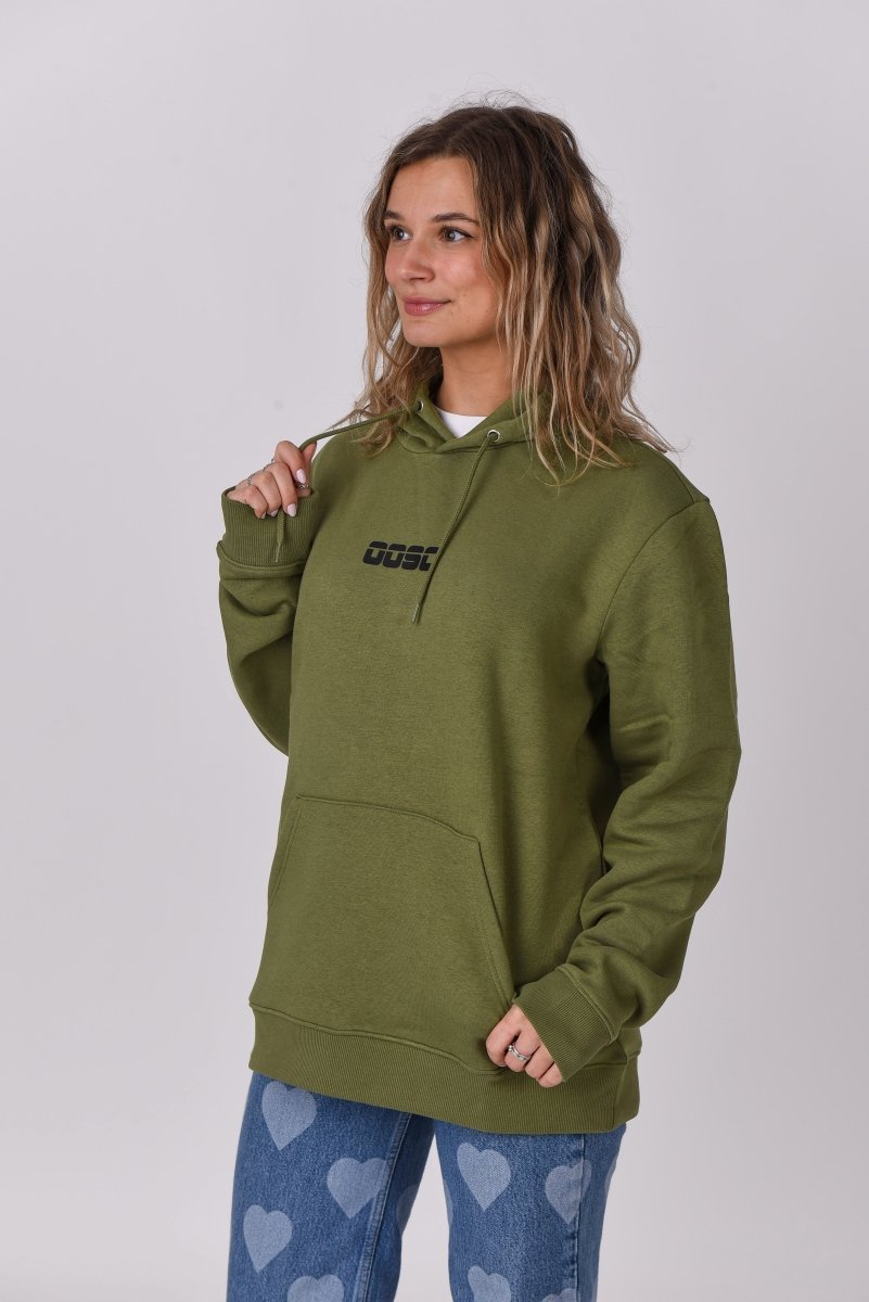 Retro OOSC Hoodie - Khaki - OOSC Clothing