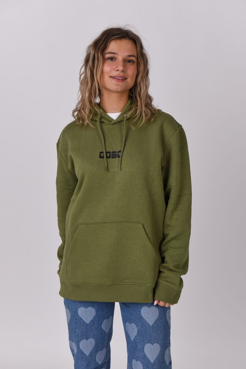 Retro OOSC Hoodie - Khaki - OOSC Clothing