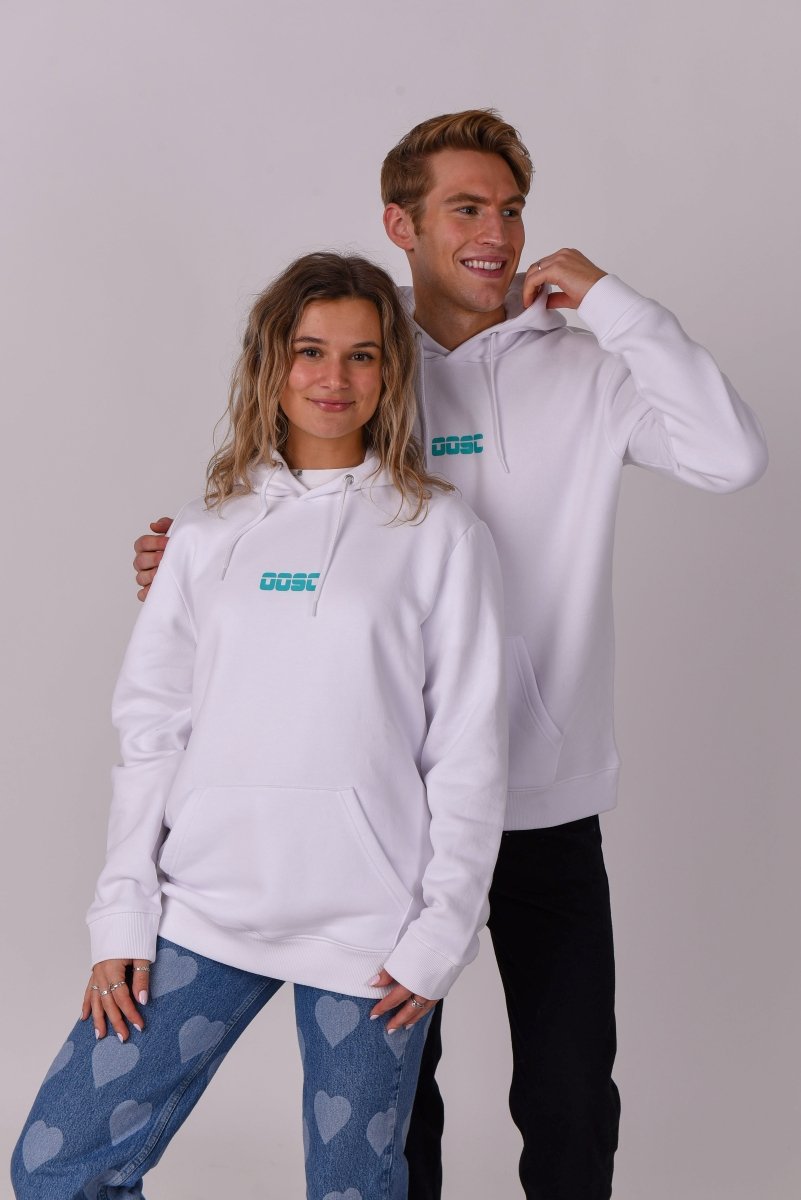 Retro OOSC Hoodie - White - OOSC Clothing