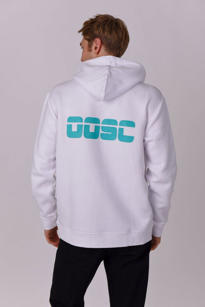 Retro OOSC Hoodie White - OOSC Clothing