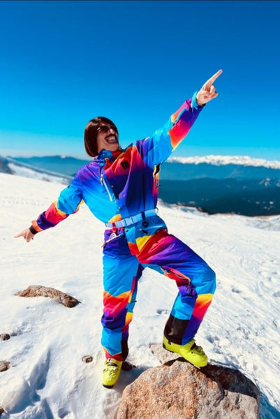 Mambo Sunset Ski Suit  Multi-Coloured (Mens) -OOSC Clothing