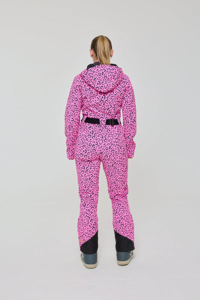 Rosé Leopard Ski Suit - OOSC Clothing
