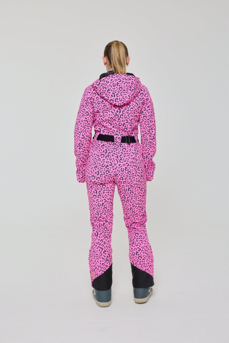 Rosé Leopard Ski Suit - OOSC Clothing