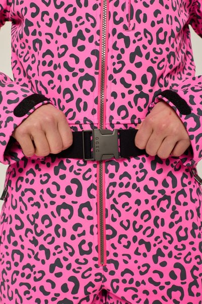 Rosé Leopard Ski Suit - OOSC Clothing