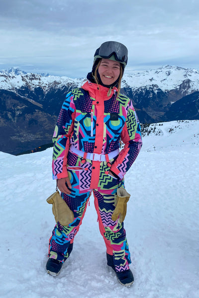 Saved by The Bell Curved Female Ski Suit