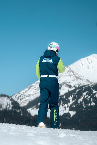 Seattle Seahawks Men's Ski Suit - OOSC Clothing