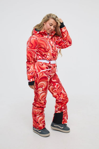 Shagadelic Baby! - Curved Women's Ski Suit - OOSC Clothing