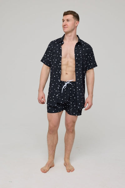 Shining Star Men's Short Sleeve Shirt - OOSC Clothing