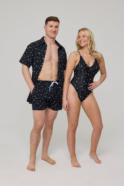 Shining Star Men's Short Sleeve Shirt - OOSC Clothing