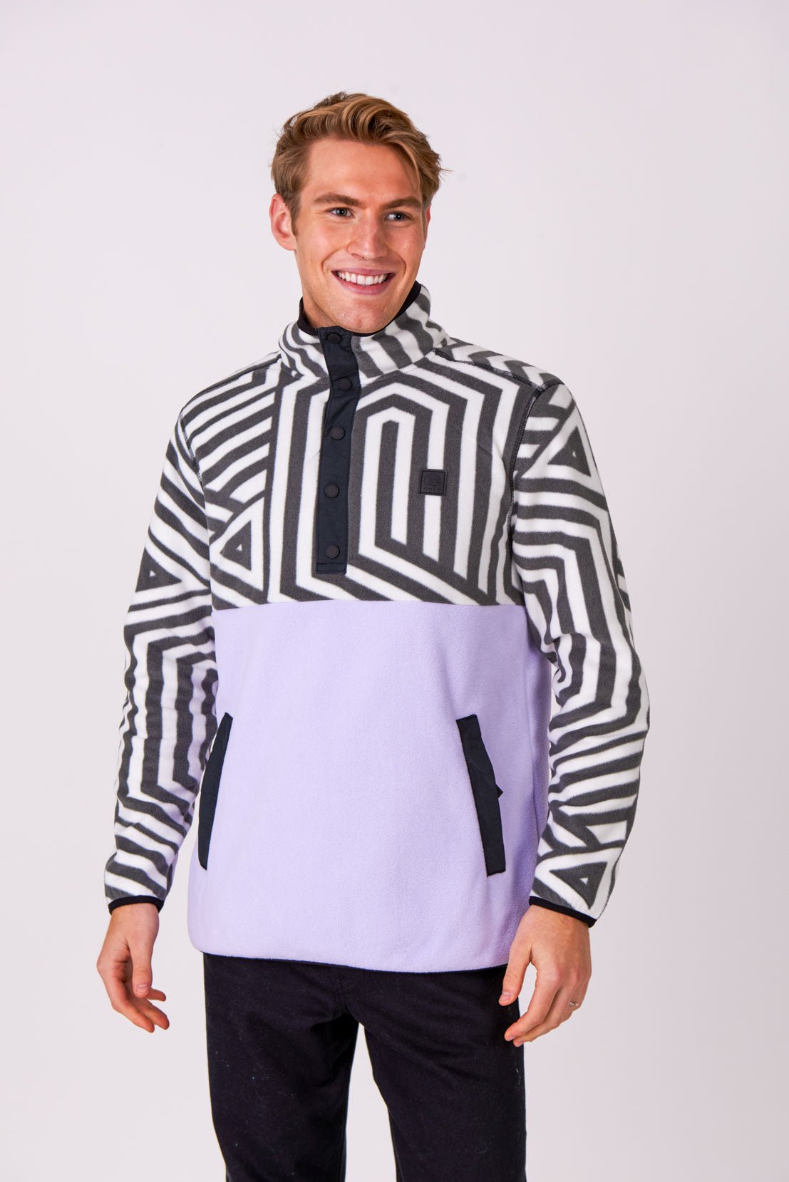 Fall Line Fleece Purple - Men's