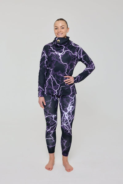 Thunderstruck Women's High Neck Baselayer Top - OOSC Clothing